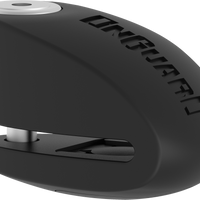 Onguard Smart Alarm Disc Lock Yellow 10mm Pin - Black - Street Collection