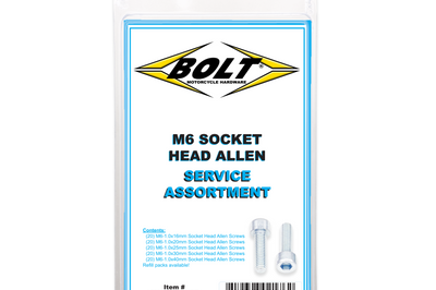 Bolt Smooth Socket Head Allen Assortment 80 Piece Kit - Tires & Wheels