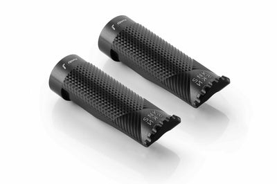 Rizoma Snake Footpegs Black Pr - Street Collection