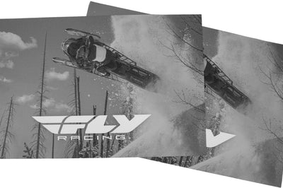 Fly Racing Snow Graphic Magnet 22x14