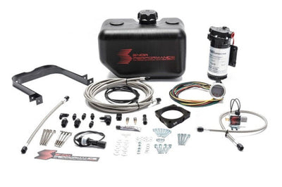 Snow Performance 08 + Charger Stg 2 Boost Cooler F/I Water Injection Kit (SS Braided Line & 4AN) - Forced Induction