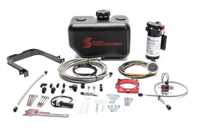 Snow Performance 08 + Charger Stg 2 Boost Cooler F/I Water Injection Kit (SS Braided Line & 4AN) - Forced Induction