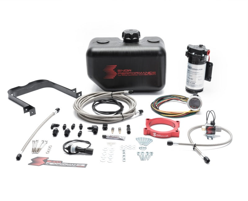 Snow Performance 10-15 Camaro Stg 2 Boost Cooler F/I Water Injection Kit (SS Braided Line & 4AN) - Forced Induction