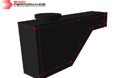 Snow Performance 10 Gallon Tool Box Style Reservoir (Incl Front Bracket & Hardware) - Forced Induction
