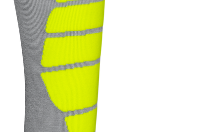 Fly Racing Snow Performance Coolmax Sock Purple Sm/md - Grey/Hi-Vis / Large - X-Large