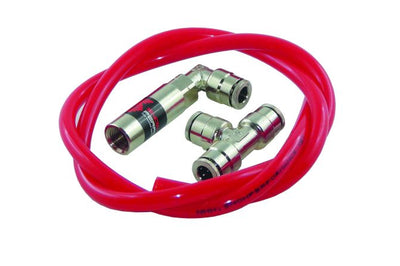 Snow Performance Stg 1 Boost Cooler TD Water Injection Kit (Incl. Red Hi-Temp Tubing/Quick Fittings) - Forced Induction