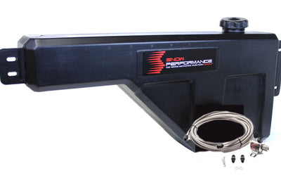 Snow Performance Water Tank Upgrade 10gal (w/Braided SS Line/Brackets/Solenoid/4AN Fittings) - Forced Induction