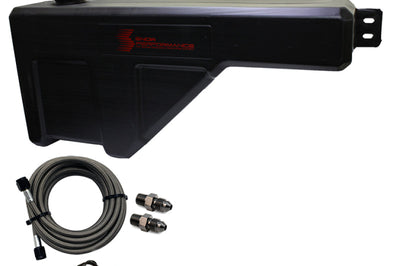Snow Performance Water Tank Upgrade 10gal (w/Braided SS Line/Brackets/Solenoid/4AN Fittings) - Forced Induction