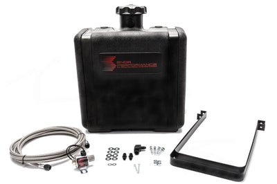 Snow Performance Water Tank Upgrade 7gal (w/Braided SS Line/Brackets/Solenoid/4AN Fittings) - Forced Induction