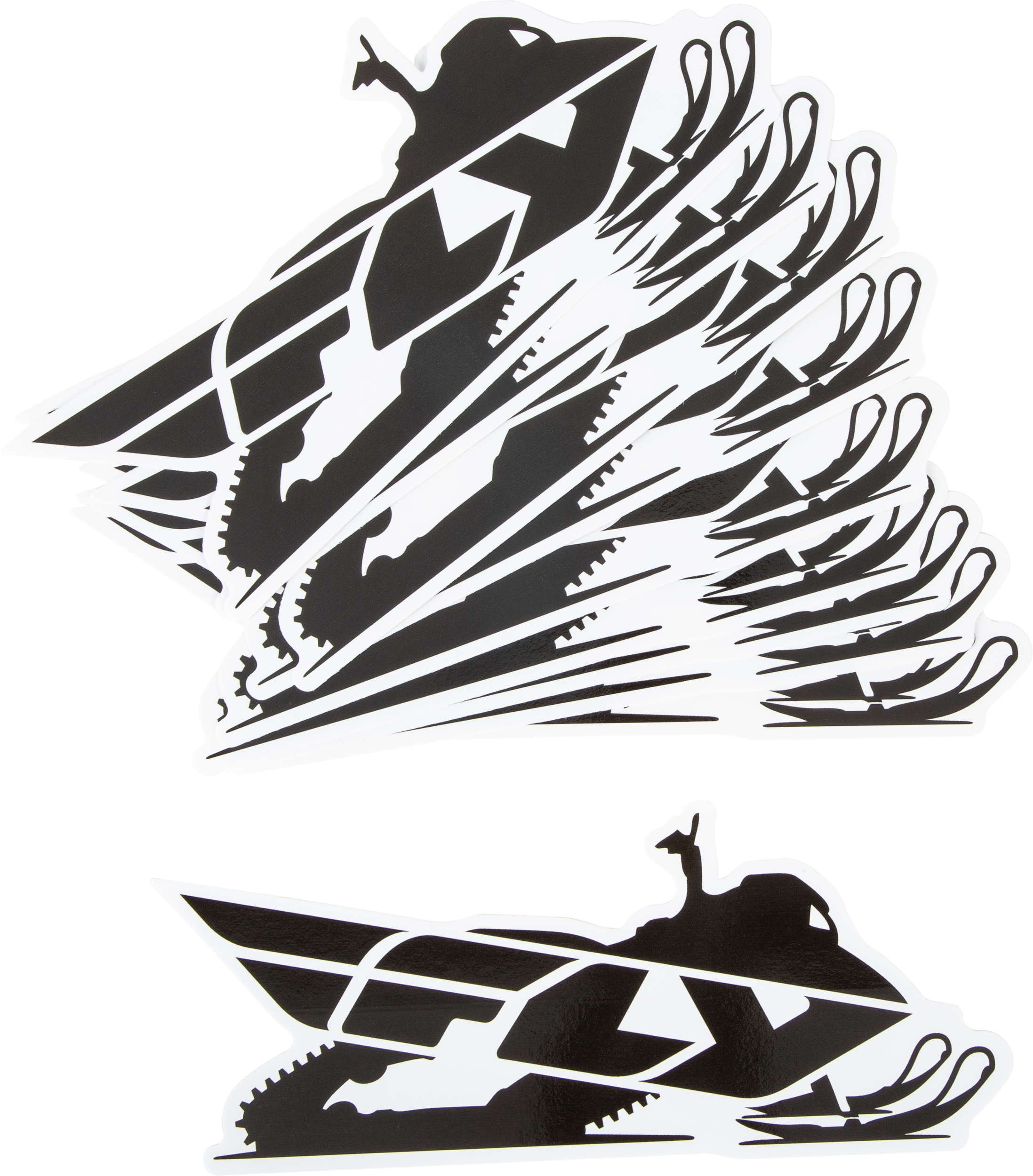 FLY RACING Snow Sticker 10/Pk 8’’ - Graphics/Decals