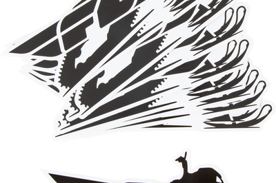 FLY RACING Snow Sticker 10/Pk 8’’ - Graphics/Decals