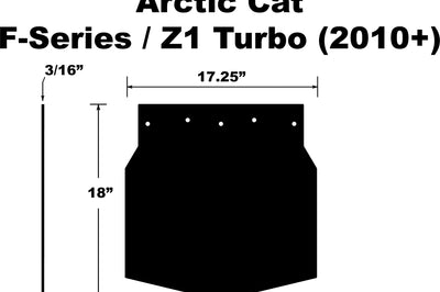 Pdp Snowflap Arctic Cat F-series/z1 Turbo 2010+ - Snowmobile Collection