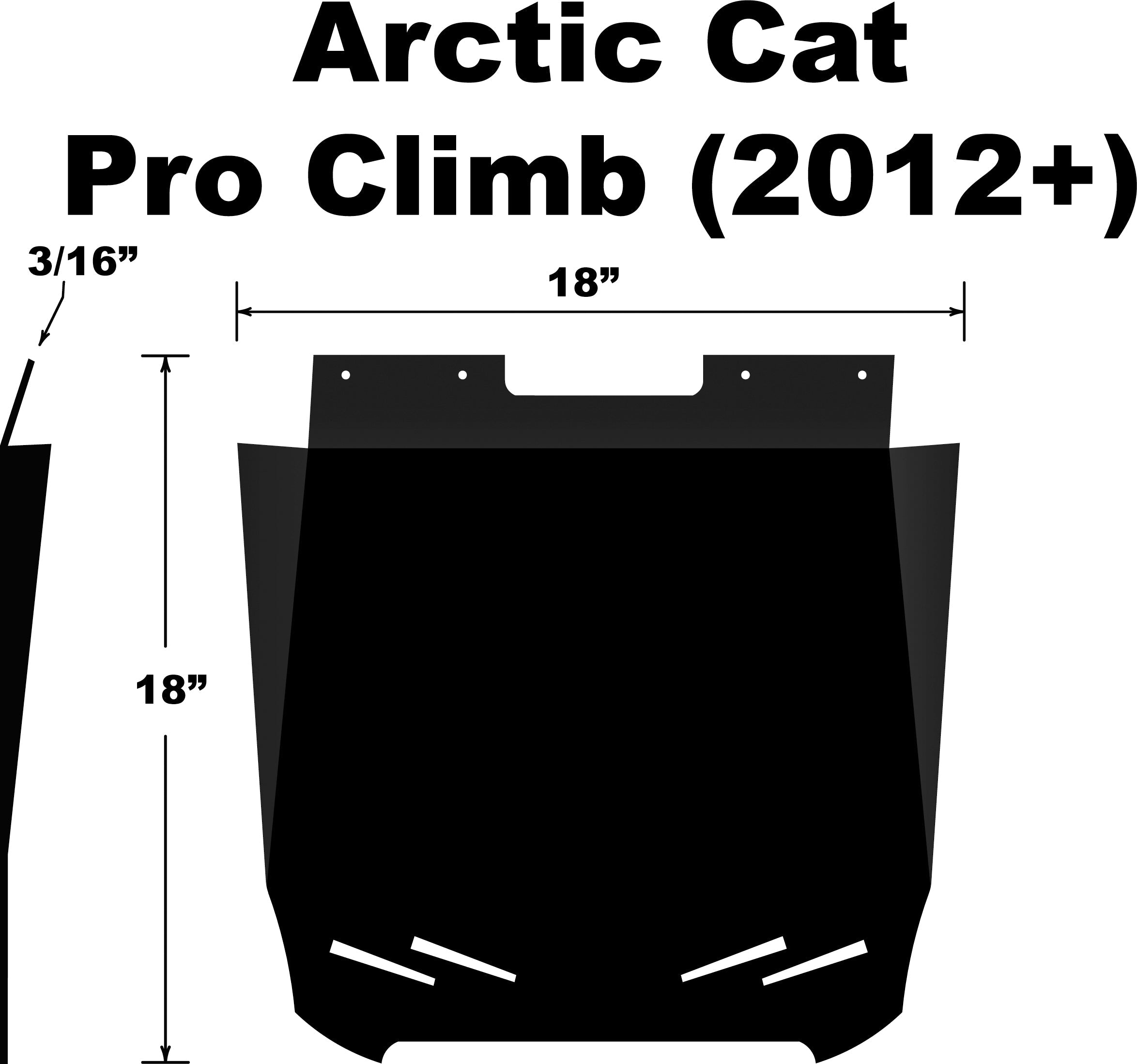 Pdp Snowflap Arctic Cat Proclimb/m/hcr 2012+ - Snowmobile Collection