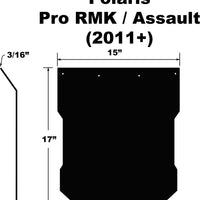 Pdp Snowflap Polaris Pro Rmk/assault/axys 2011+ - Snowmobile Collection