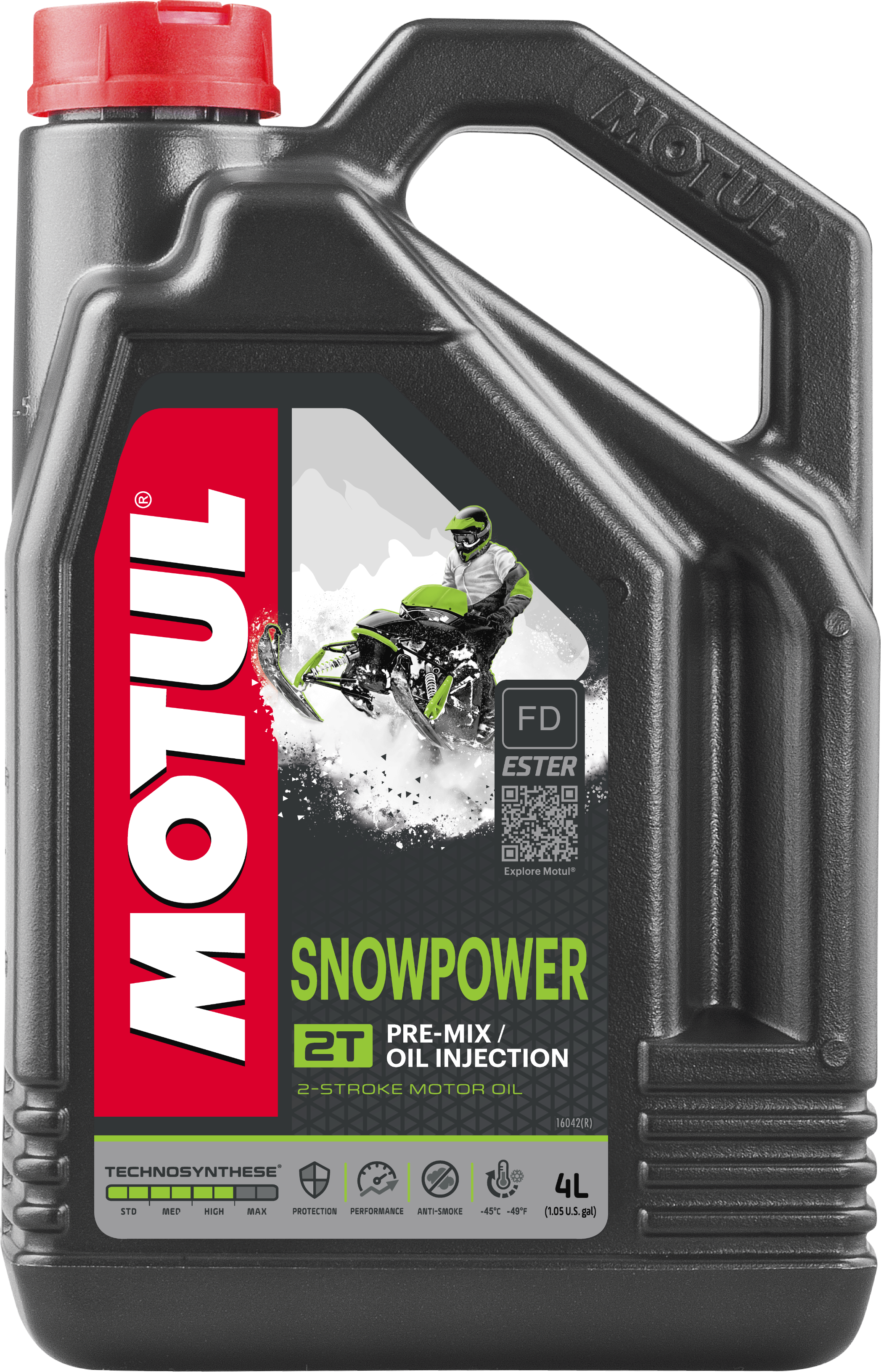 Motul Snowpower 2t Ester Engine Oil 4 Ltr 4/case - Tires & Wheels