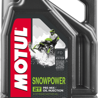 Motul Snowpower 2t Ester Engine Oil 4 Ltr 4/case - Tires & Wheels