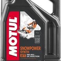 Motul Snowpower 2t Syn Engine Oil 4 Ltr 4/case - Tires & Wheels