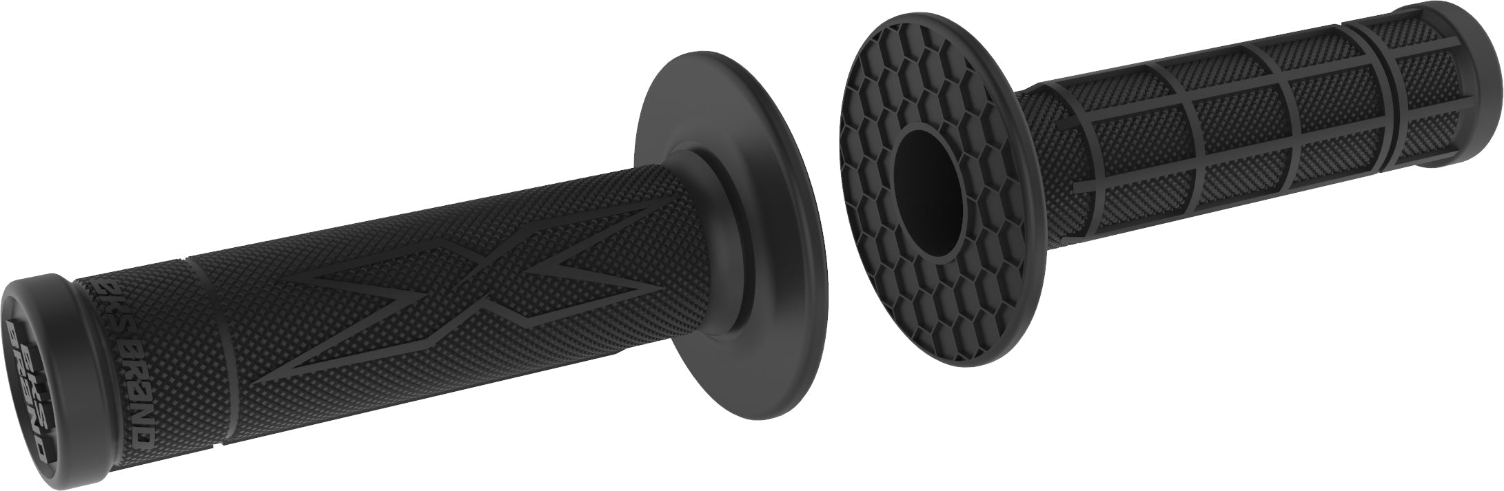 Eks Brand Softidium Half Waffle Grip Black - Offroad Collection