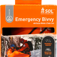 AMK Sol Emergenvy Bivvy W/ Rescue Whistle 6/Pk - Protective/Safety