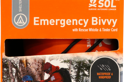 AMK Sol Emergenvy Bivvy W/ Rescue Whistle 6/Pk - Protective/Safety