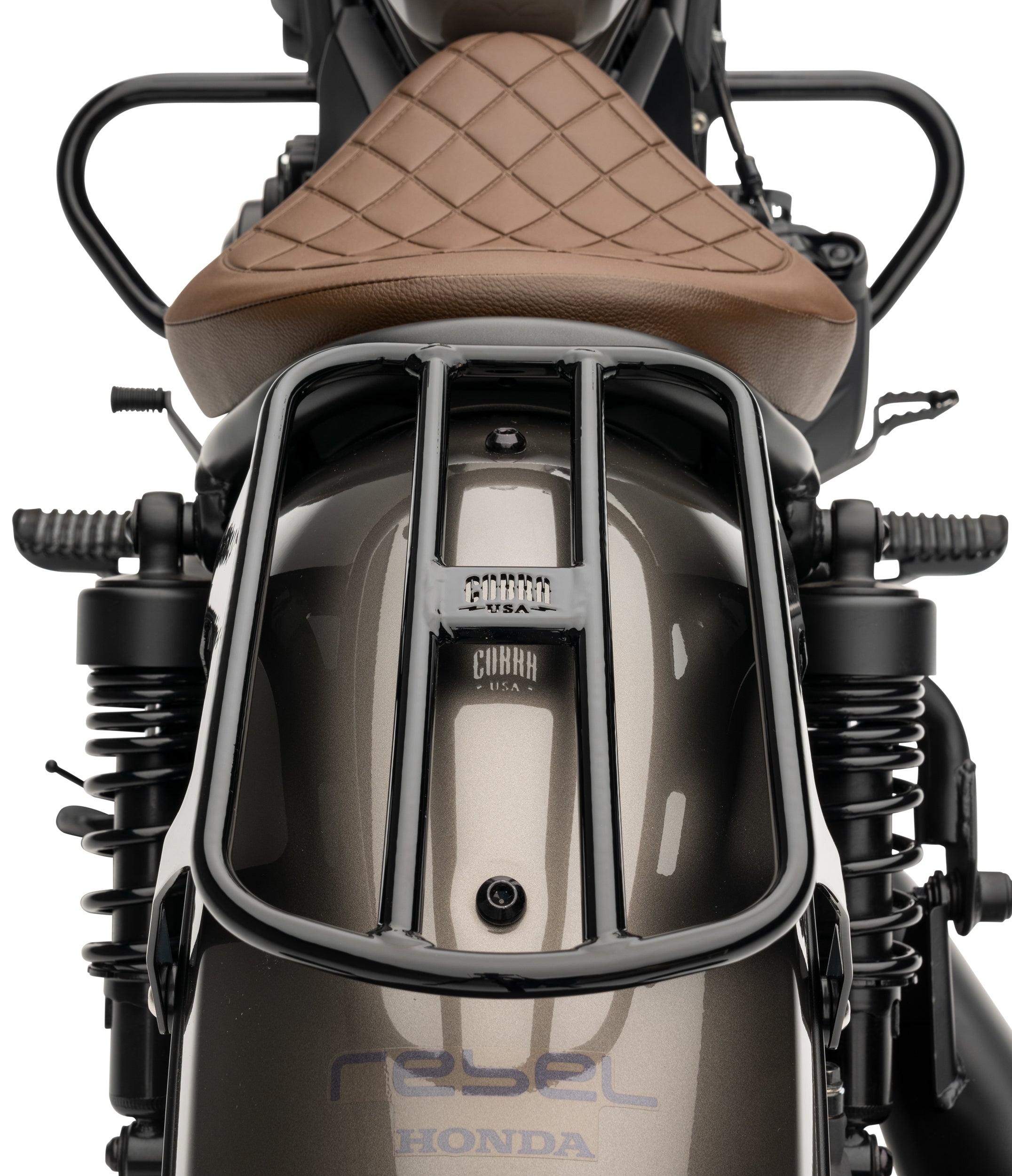 COBRA Solo Luggage Rack Tube Black Hon Rebel 300/500
