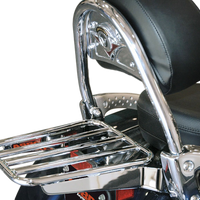 COBRA Solo Luggage Rack Tube Chrome Fits OEM Backrest Kaw Vn1600d