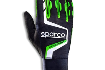 SPARCO Sparco Gloves Hypergrip + 10 Black/Green - Safety