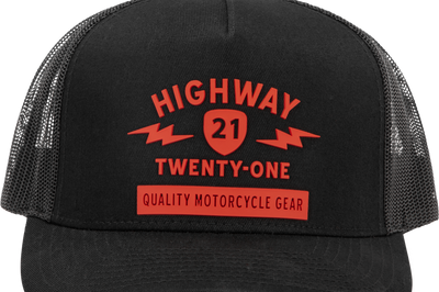 Highway 21 Spark Hat Black/red - Black/Red / One Size Fits Most - Harddrive Products