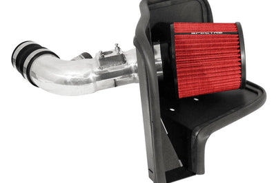 Spectre 09-14 Toyota Corolla 1.8L Air Intake Kit - Polished w/Red Filter - Systems