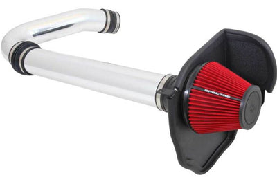 Spectre 11-17 Challenger/Charger 3.6L Air Intake Kit - Polished w/Red Filter - Systems