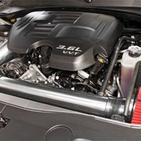 Spectre 11-17 Challenger/Charger 3.6L Air Intake Kit - Polished w/Red Filter - Systems