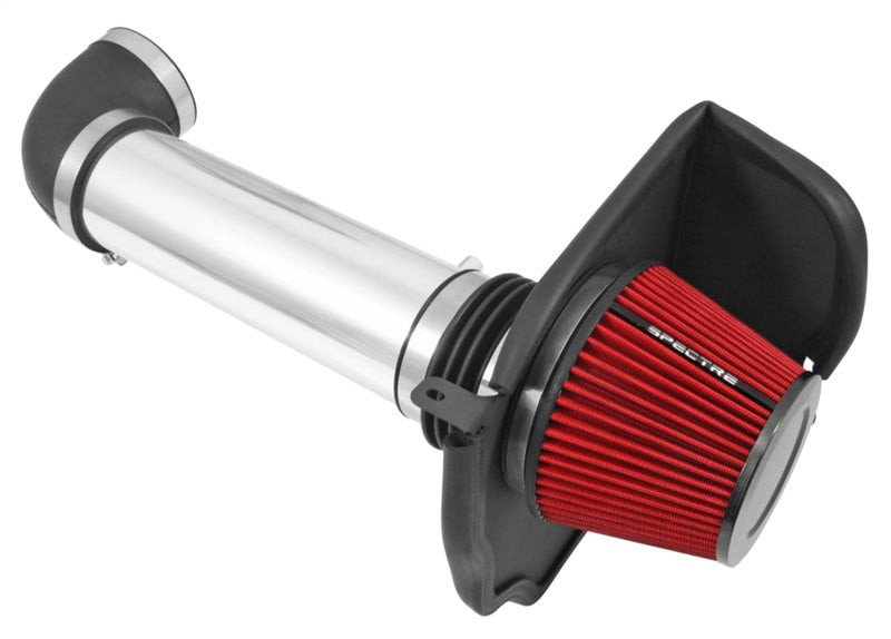 Spectre 11-17 Dodge Challenger/Charger 5.7L V8 Air Intake Kit - Polished w/Red Filter - Systems