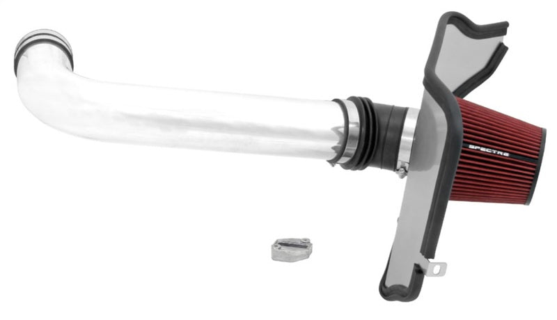 Spectre 68-72 Chevelle LS Blade MAFS Driver Side Air Intake Kit - Polished w/Red Filter - Systems