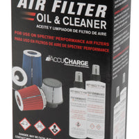 Spectre Accucharge Kit for HPR Filters - Clear - Air Intake Systems