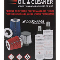 Spectre Accucharge Kit for HPR Filters - Clear - Air Intake Systems