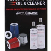 Spectre Accucharge Kit for HPR Filters - Clear - Air Intake Systems