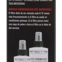 Spectre Accucharge Kit for HPR Filters - Clear - Air Intake Systems