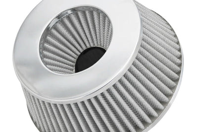 Spectre Adjustable Conical Air Filter 2-1/2in. Tall (Fits 3in. / 3-1/2in. / 4in. Tubes) - White - Filters