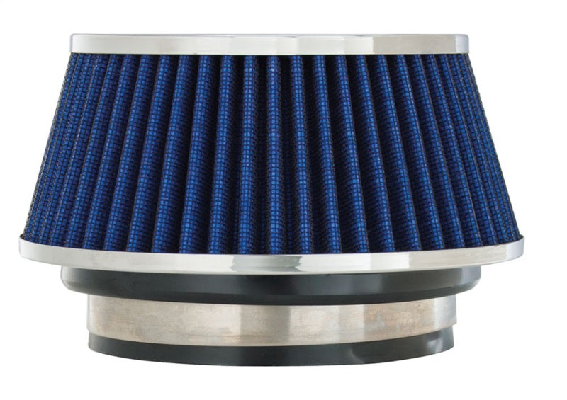 Spectre Adjustable Conical Air Filter 2-1/2in. Tall (Fits 3in. / 3-1/2in. / 4in. Tubes) - Blue - Filters