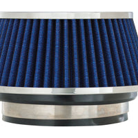 Spectre Adjustable Conical Air Filter 2-1/2in. Tall (Fits 3in. / 3-1/2in. / 4in. Tubes) - Blue - Filters