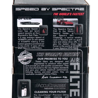 Spectre Adjustable Conical Air Filter 2-1/2in. Tall (Fits 3in. / 3-1/2in. / 4in. Tubes) - Red - Filters