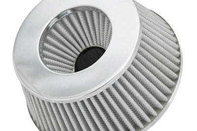 Spectre Adjustable Conical Air Filter 2-1/2in. Tall (Fits 3in. / 3-1/2in. / 4in. Tubes) - White - Filters