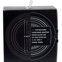 Spectre Adjustable Conical Air Filter 2-1/2in. Tall (Fits 3in. / 3-1/2in. / 4in. Tubes) - Red - Filters