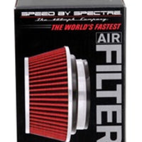 Spectre Adjustable Conical Air Filter 2-1/2in. Tall (Fits 3in. / 3-1/2in. / 4in. Tubes) - Red - Filters