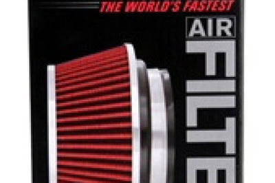 Spectre Adjustable Conical Air Filter 2-1/2in. Tall (Fits 3in. / 3-1/2in. / 4in. Tubes) - Red - Filters