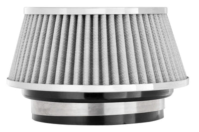 Spectre Adjustable Conical Air Filter 2-1/2in. Tall (Fits 3in. / 3-1/2in. / 4in. Tubes) - White - Filters