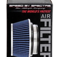 Spectre Adjustable Conical Air Filter 2-1/2in. Tall (Fits 3in. / 3-1/2in. / 4in. Tubes) - Blue - Filters