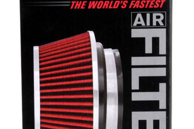 Spectre Adjustable Conical Air Filter 2-1/2in. Tall (Fits 3in. / 3-1/2in. / 4in. Tubes) - Red - Filters
