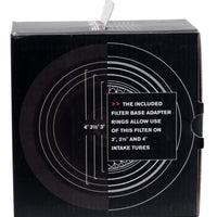 Spectre Adjustable Conical Air Filter 2-1/2in. Tall (Fits 3in. / 3-1/2in. / 4in. Tubes) - Blue - Filters