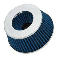 Spectre Adjustable Conical Air Filter 2-1/2in. Tall (Fits 3in. / 3-1/2in. / 4in. Tubes) - Blue - Filters